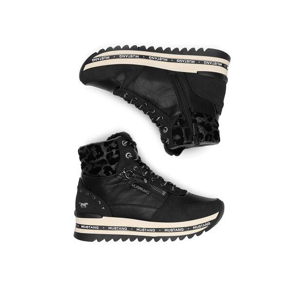 Mustang 1364-503 Ankle Boots, Black