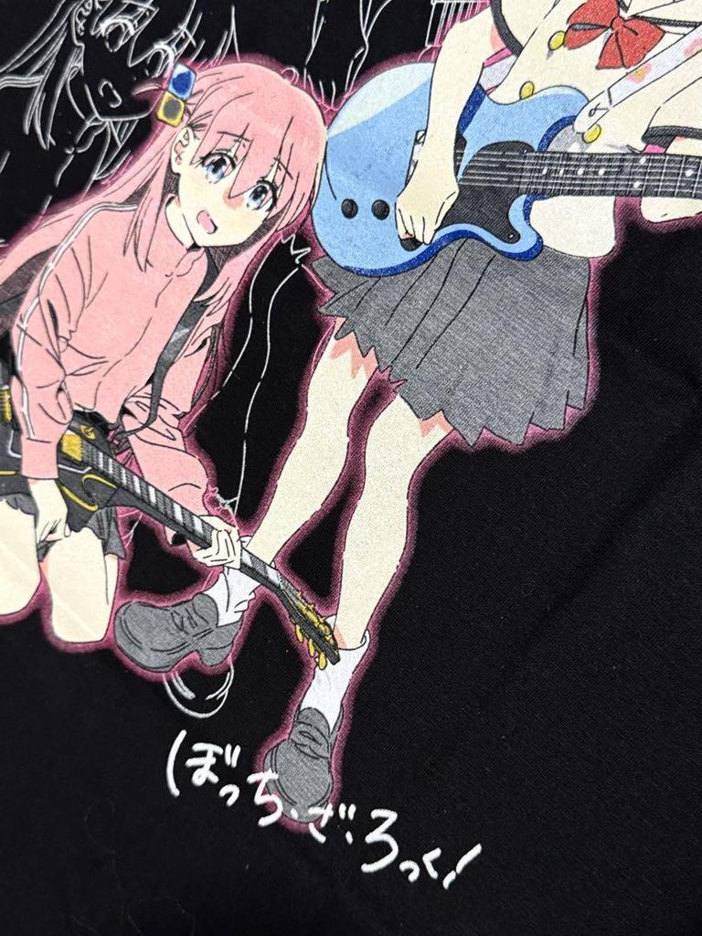 [USED] Rare Bocchi the Rock! Anime T-shirt, XL size