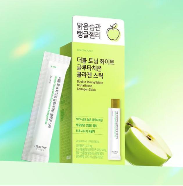 Healthy Place Dvojitě tónující bělící tyčinka s glutathionem a kolagenem (14 dní)