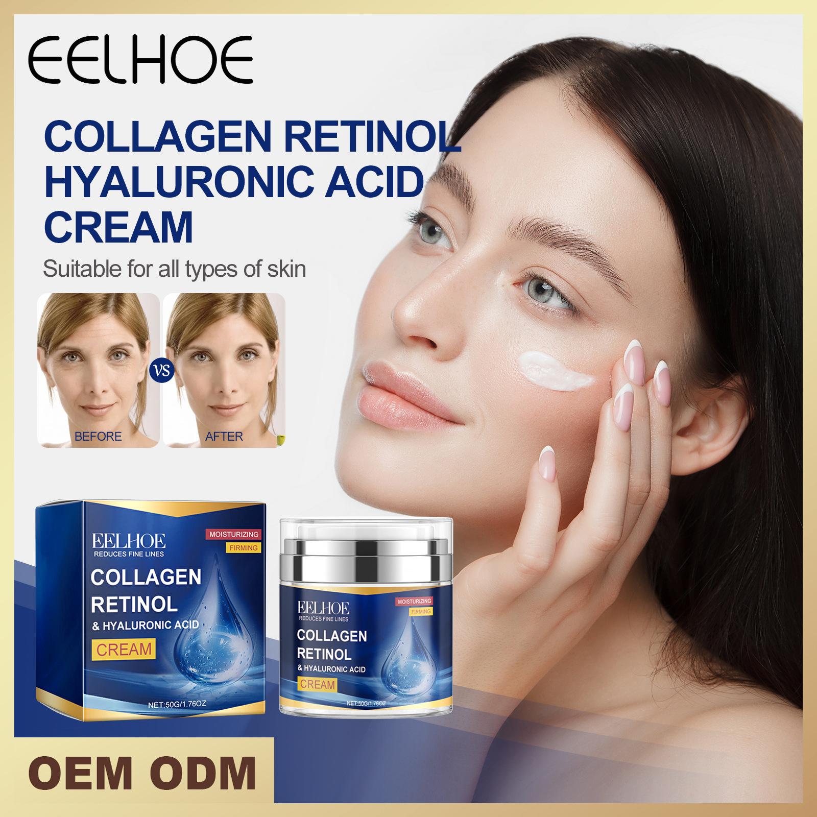 

Eelhoe мгновенный крем для удаления морщин, укрепляющий крем для лица, антивозрастной, лифтинговый, увлажняющий крем для лица, для удаления тонких линий, уход за кожей, 50 г