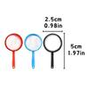 8pcs Plastic Magnifying Glass Assorted Colorful Easy Grip Handle With Clear Lens Science Class Nature Exploration YMY