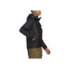Adidas Solid Color Logo Print Zipper Hooded Long Sleeve Cotton Jacket Men Jacket Black HF0834