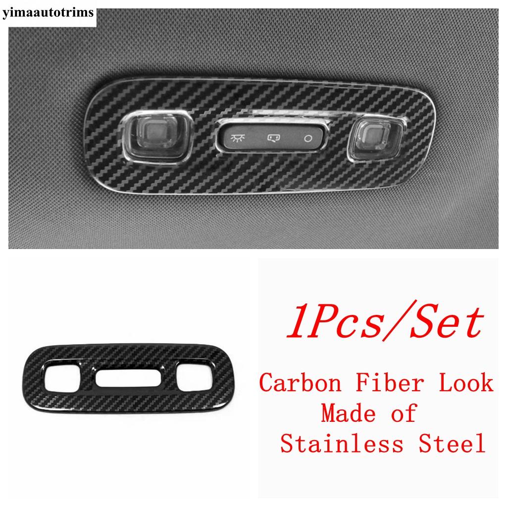 For GAC Trumpchi Empow - 2025 Interior Accessories Roof Reading Lamps Lights Frame Decoration Cover Trim Stainless Steel