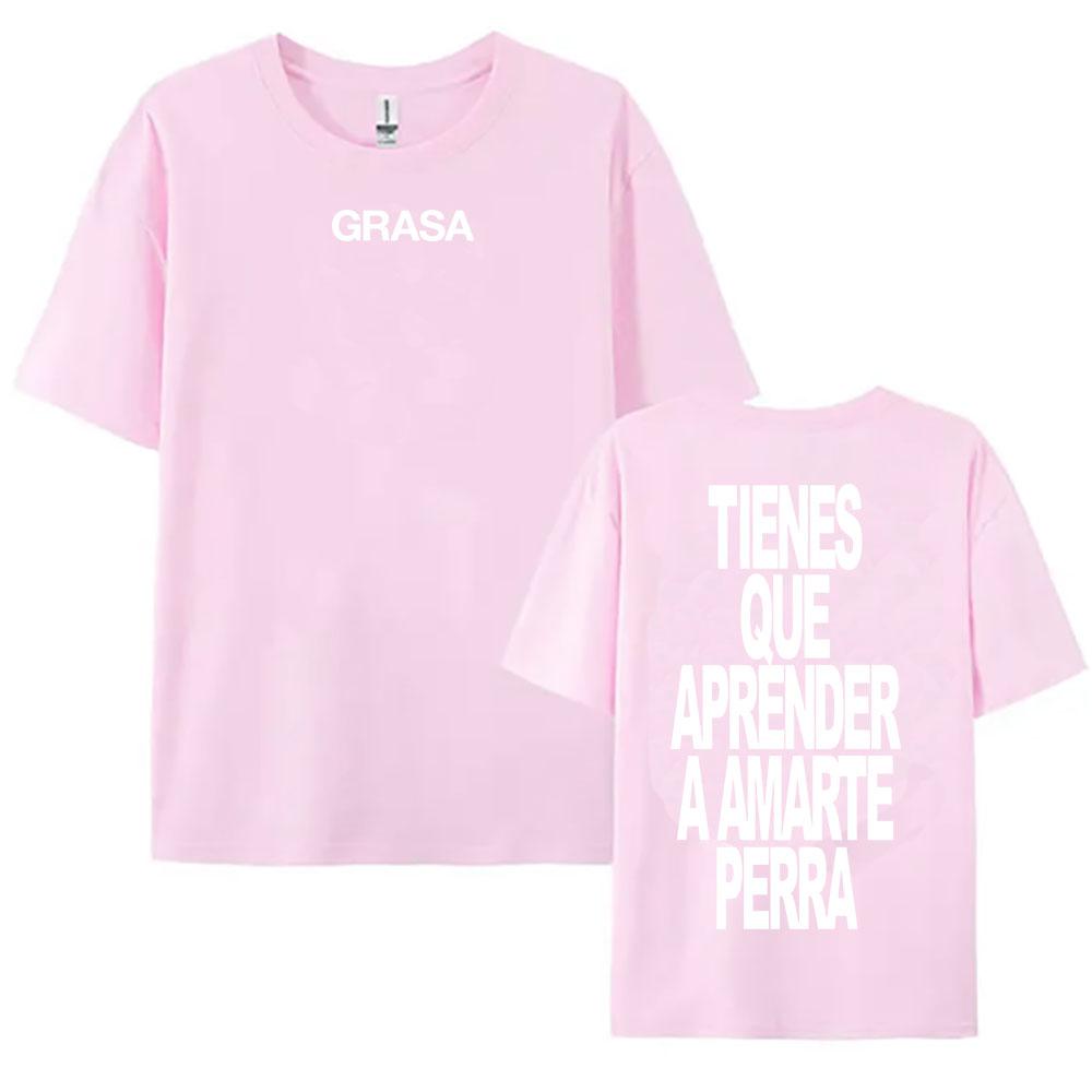 TIENES QUE APRENDER A AMARTE Tshirts SI TE DUELE CURITA Print T-shirt Nathy Peluso Singer Graphic T Shirt Cotton Tees