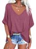 2024 European & American Women's Plus Size Casual Short-Sleeve Loose T-Shirt