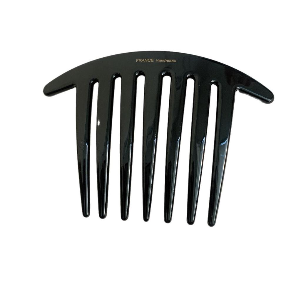 In-Stock Modern French U-Shaped Seven-Tooth Hairpin - Versatile, Minimalist Hair Comb for Styling