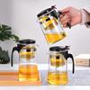 Flowing Glass Tea Set: Heat-Resistant, Logo-Printable for Tea and Water Separation