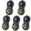 5PCS Fidget Toys Controller Pad Cube Anxiety and Stress Relief For Adults Kids Sensory Toys Juguete De Descompresión Antiestrés