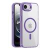 For iphone 17 16 15 Pro Plus Max Air and 17e 16e Case Clear Color Magnetic Metal Keys Anti-Drop and Anti-Fingerprint Phone Cover
