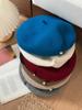 Wool Beret For Women - Soft Beaded Solid Color Painter Cap, Winter Casual Accessories