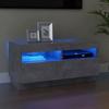 VidaXL TV Stand with LED Lights, Television Cabinet, Living Room TV Unit, Low Cabinet for Interior Living Room, 804449