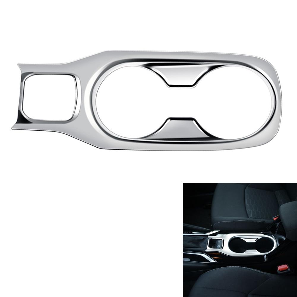 BHBL Car Silver Center Console Water Cup Holder Decoration Cover Trim Stickers for 2026 2026 RHD