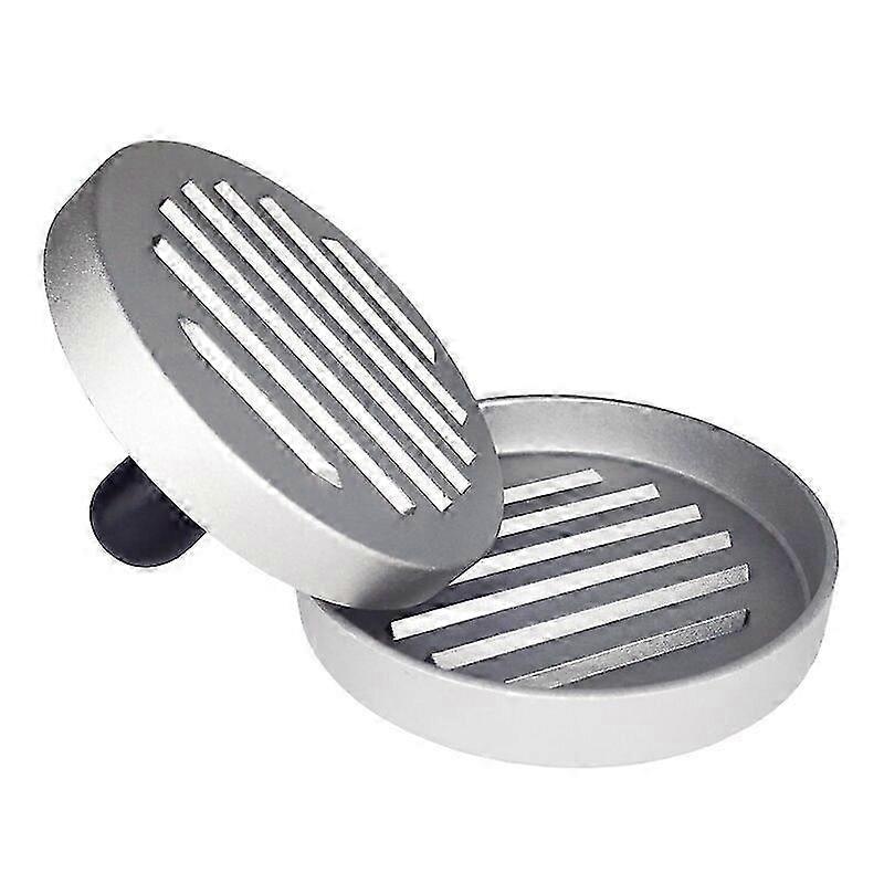 Hamburger patty maker, stainless steel hamburger mold, non-stick coating, includes 100 patty papers.