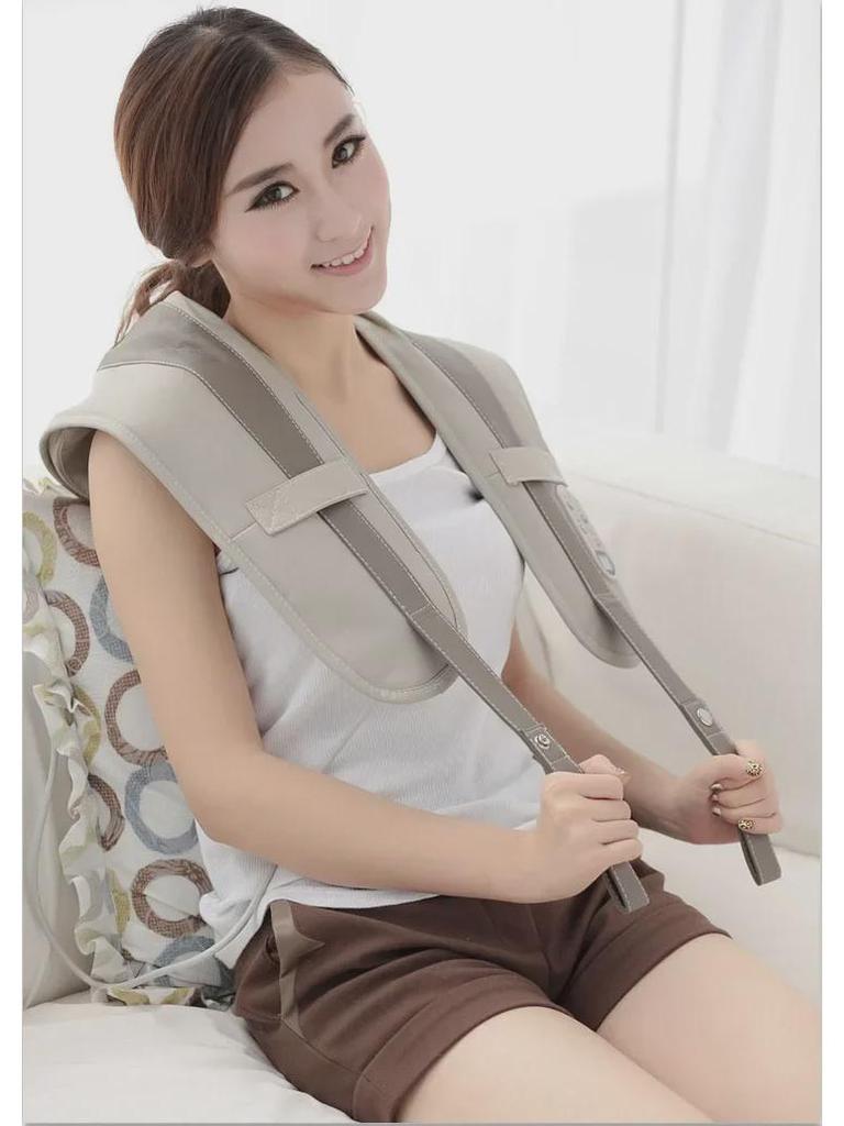 Multifunktionaler Ganzkörper-Massagegerät mit Heizung für Nacken, Taille, Rücken & Schultern – Simuliert menschliche Massage & Klopfen