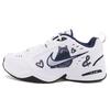 Air Monarch 4 Textile, Leather Cushioning Low Top Chunky Sneakers Unisex Blue White 415445-102(Team10-)