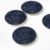 Ceramic Coasters with Matt Finish On Top & Cork Base | Coasters for Cups Set of 6 |