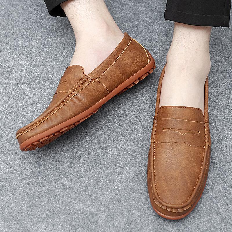 Plus Size Freizeitschuhe Herren Loafer Bequeme Herren Fahrschuhe Mokassins Herren Flats Schuhe