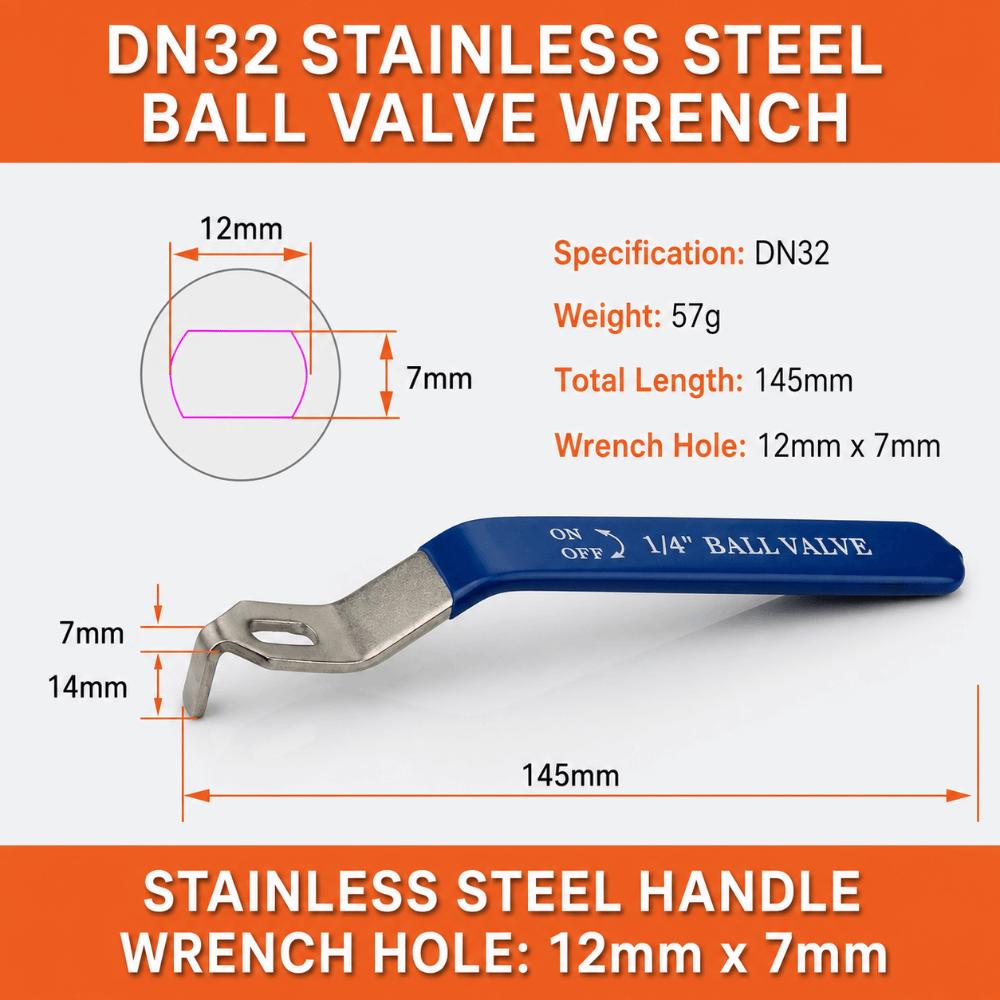 Lever Handle Ball Valve Handle DN15-50 Water Pipe Wrench Valve Accessories Lever Valve Handle