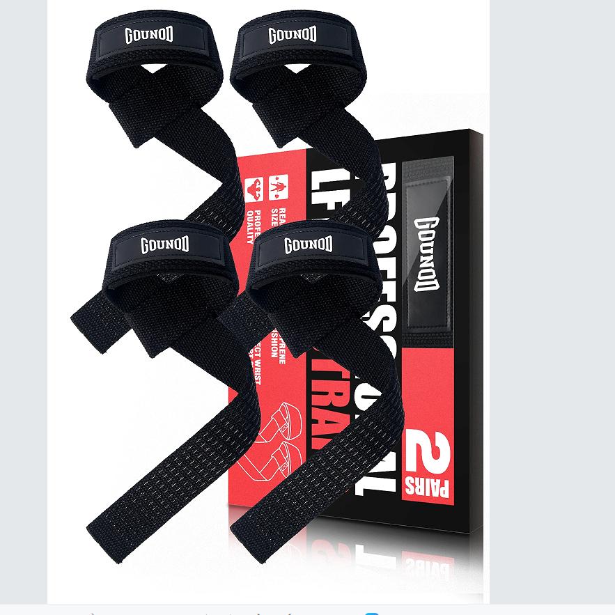 2pz/4pz/3paia Cinghie per Sollevamento Pesi Antiscivolo Silicone Cinghie da Polso per Sollevamento Allenamento della Forza Stacchi da Terra Crossfit Impugnature per Mani Polso