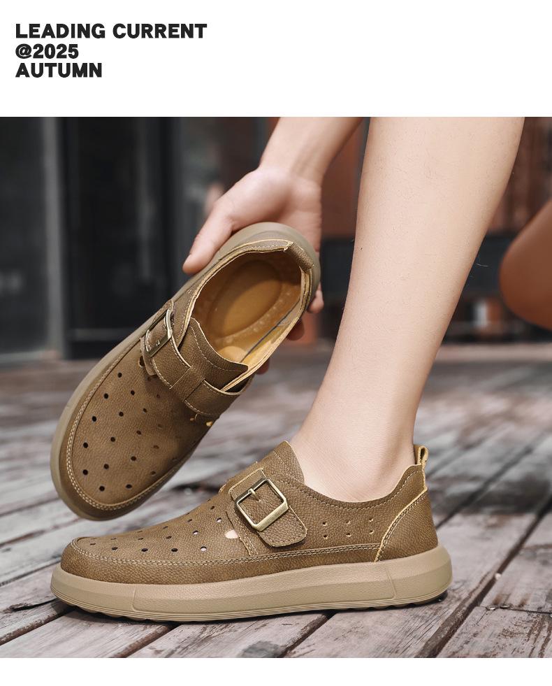 2025 Men's Lightweight Breathable Odor-Resistant Casual Shoes with Soft Sole & Wear-Resistant Flat Bottom