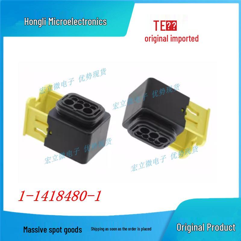 TE/AMP 1-1418480-1 Automotive Plastic Connector, Original & Authentic, Brand New.