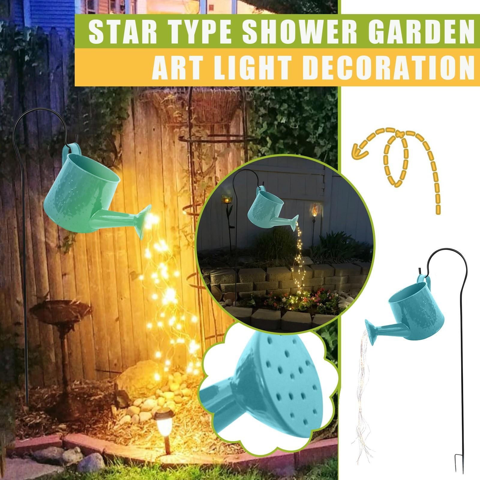 

Звездный тип Садовый художественный светильник для украшения сада на открытом воздухе синий