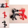 Horse Plush Keychain With Short Plush Material For Gift And Decor
