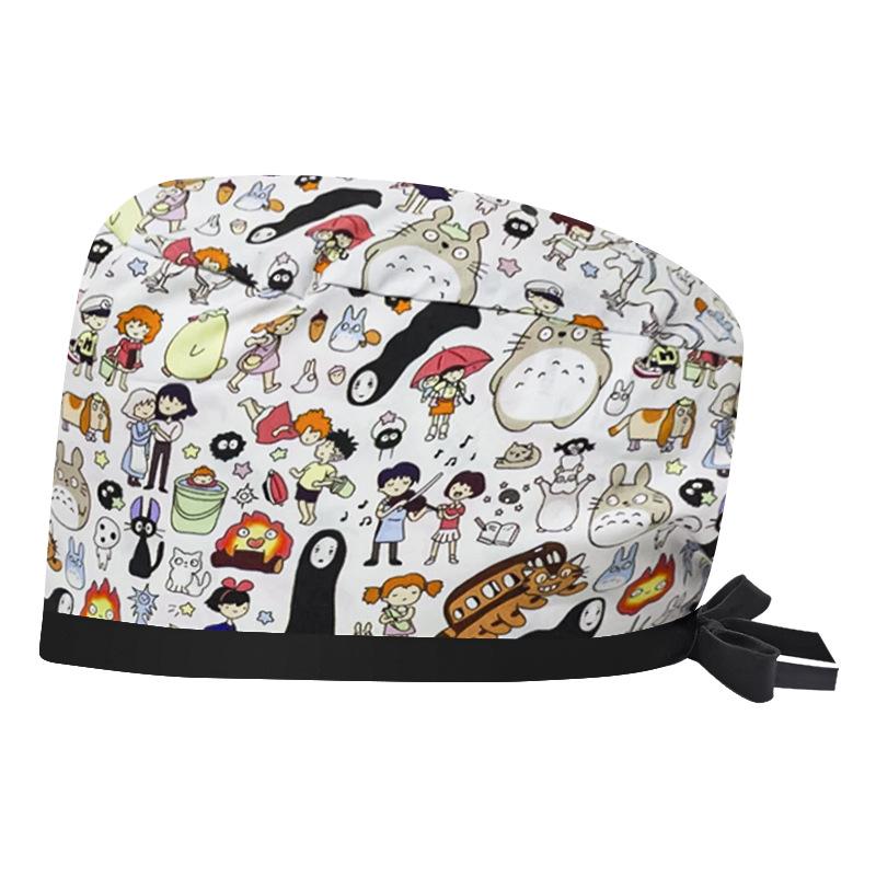 Women's Cotton Surgical Cap - Tie-up Medical, Dental, Salon, and Chemotherapy Head Coverings