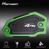 MotHeart Motorcycle Front Brake Master Cylinder Cover for Ninja ZX-4RR 2023-2025 CNC Aviation Aluminum Ninja Zx-4rr Parts (Green)