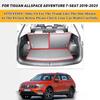 Custom Car Trunk Mat For VOLKSWAGEN VW Tiguan Allspace Adventure 7-Seat 2019-2025 Interior Accessories Carpet Leather Mat