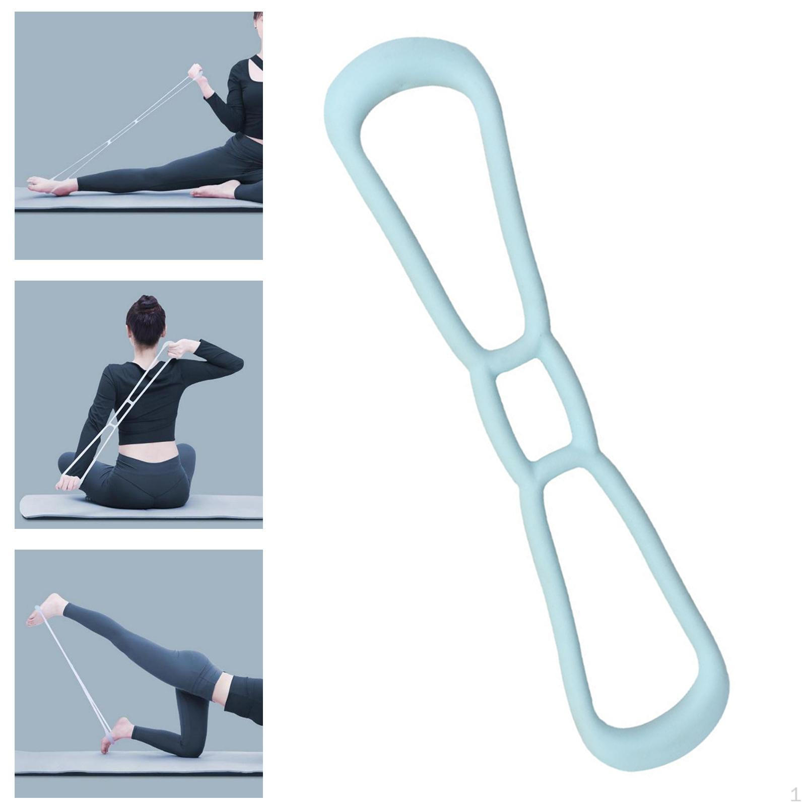 

Yoga Resistance Band Workout Stretching Exercise Portable Fitness Bands for Back Leg, Home