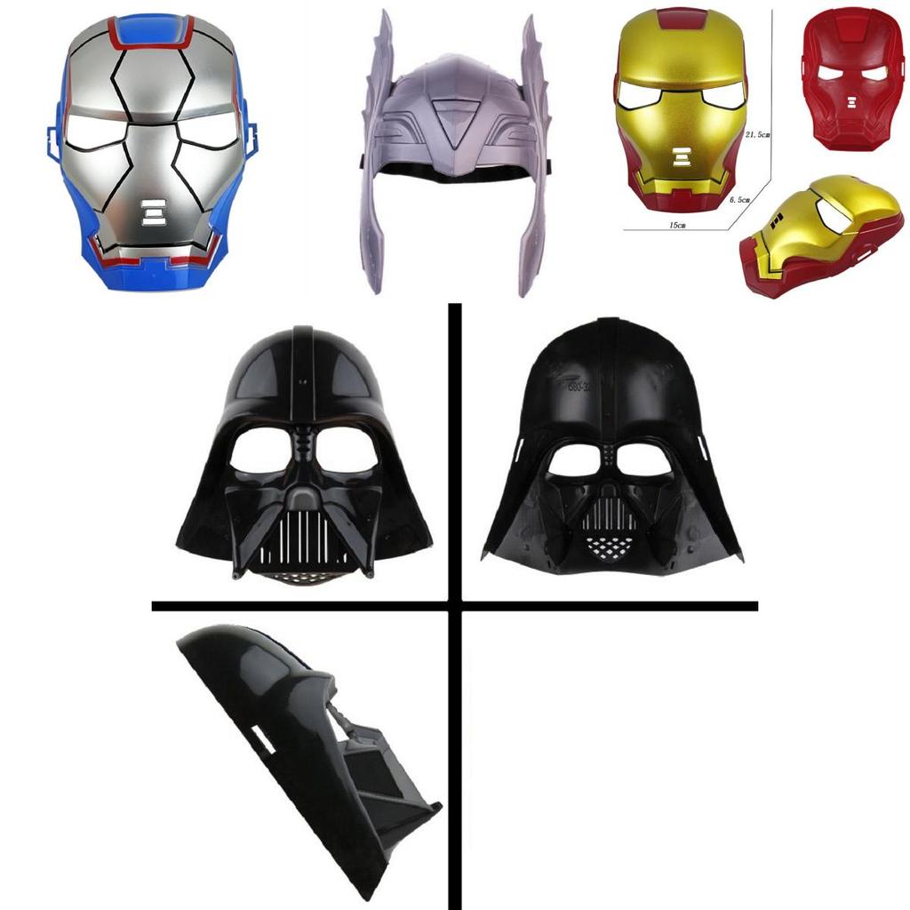 Maschera Casco di Thor in Plastica per Adulti Unisex Feste di Halloween e in Maschera**