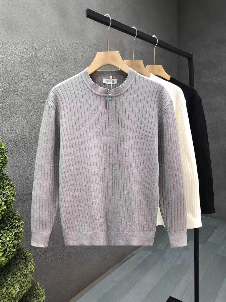 2025 Trendy Autumn/Winter Knitwear: Solid Color, Versatile Mature Style, Thin & Casual Loose Sweater