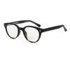 New retro niche round frame flat glasses plain face female versatile pin anti-blue light technical male glasses frame