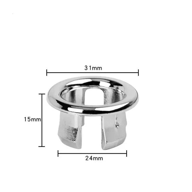 

4/1Pcs Sink Hole Round Overflow Cover Basin Trim Bath Drain Cap Wash Basin Hollow Overflow Rings Kitchen Bathroom Accessories