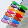 7 ml hochpigmentierter, nicht reizender, zarter UV-Gel-Smoothie-Nagellack mit ausgezeichneter Sättigung