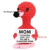 Handmade Crochet Cat Doll Ornament - Cute Knitted Wool Decoration