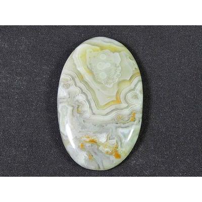 Natural Crazy Laze Agate Oval Cabochon Jewelry Making Loose Gemstone 24X40MM SK-1920