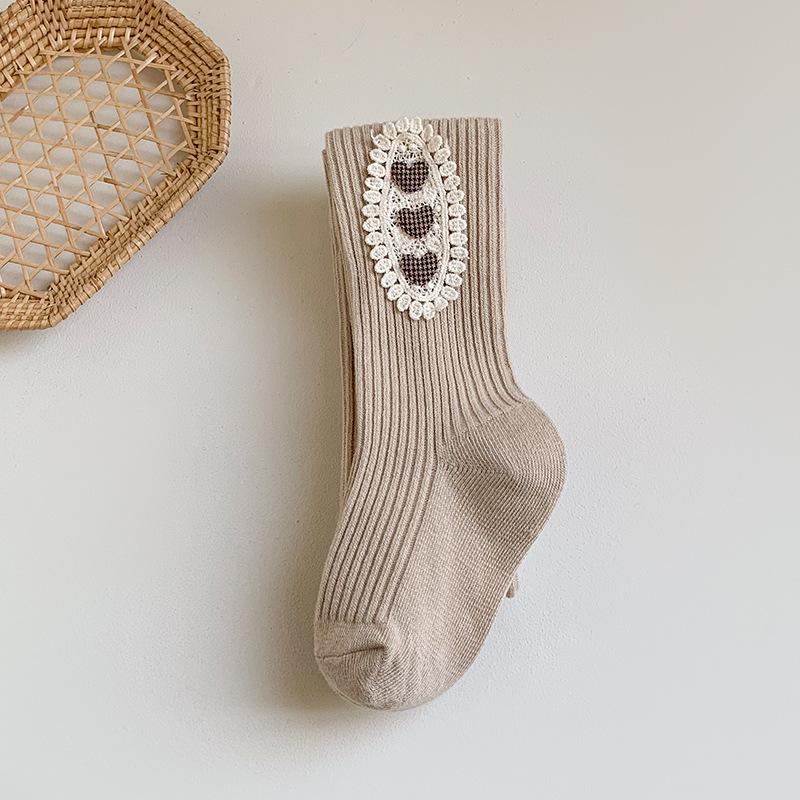 Minliu Autumn & Winter Candy Color Knitted Leggings for Girls - Baby Pants Outerwear & Tights Socks Combo