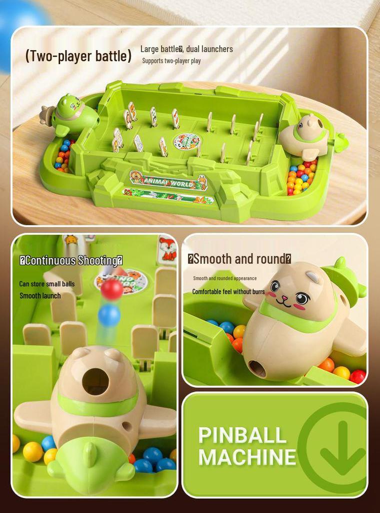 Parent-Child Interactive Marble Game Table: Educational Toy for Ages 3-6
