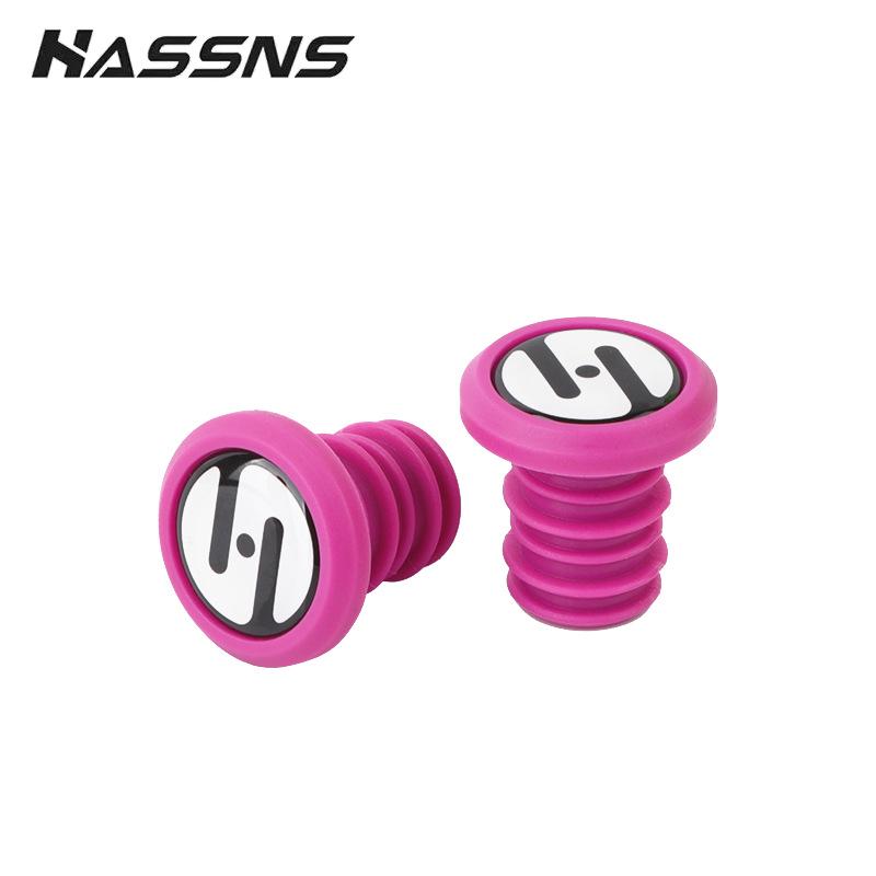 Нескользящие силиконовые грипсы HASSNS с фиксацией для руля горного велосипеда