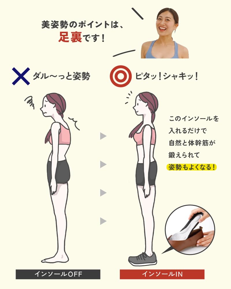 Power Slim Aktiva Inläggssula Inläggssula Diet Sula Ultratunn Golf Vacker Rumpa Hållningskorrigering H-ben Nedre Kroppsfett Minskning 23.0-26.5cm