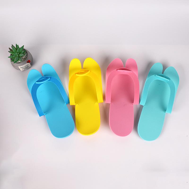 Colorful Non-Slip EVA Bathing Flip-Flops for Hotels, Salons & Spas