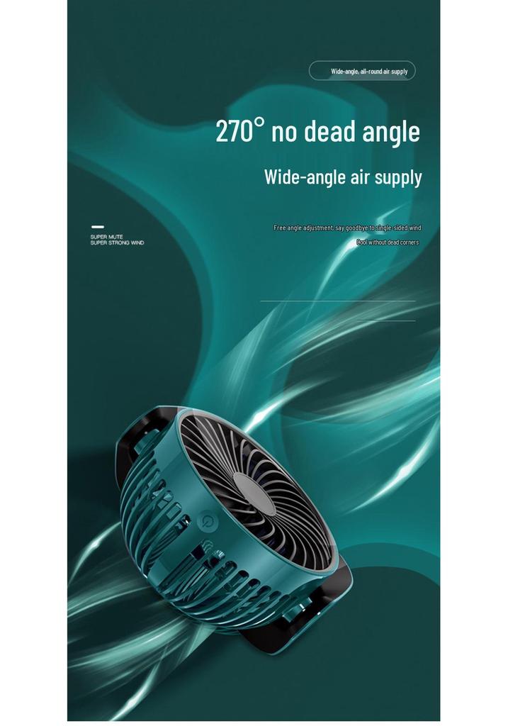 Portable Silent USB Mini Desktop Fan for Office and Dorms
