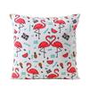 Flamingo Pillow Cushion Ins Wind Velvet Pillow Waist and Back Cushion Printed Square Pillow