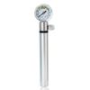 Tire Inflator Bike Pump Inflating Tools Gauge Aluminum Alloy Space Saving Compact Size Cycling Supplies Mini Pumps