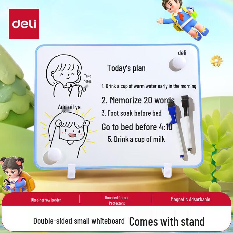 Deli Magnetic Desktop Mini Whiteboard