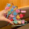 5 Color Random Heart-shaped Flow Sofa Hoops with Sweet and Cute Hair Accessories Suitable for Daily Use
