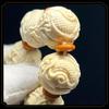 Ivory Dragon Ball Hand-Carved Bracelet - Ethnic Style Men's Single-Loop Beads