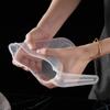 250-1000ML Food Grade Thick Silicone Measuring Cup with Handle - Transparent Scale Milliliter Measurement Baking Milliliter Cup